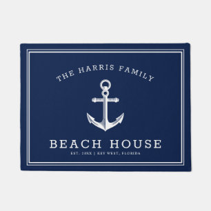 Nautical Beach House Welkom marine en White Deurmat