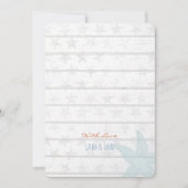 Nautical Beach invitation de mariage (Devant)