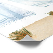 Nautical Beach Seagull With A Hat Laundry Nursery Poster (Hoek)