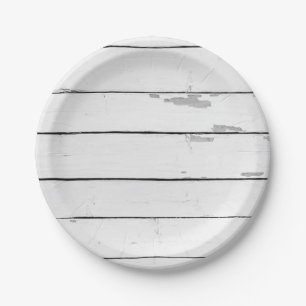 Nautical Beach Shiplap Wit Hout Papieren Bordje