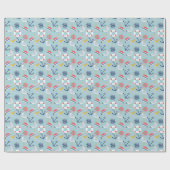 Nautical Beach themed wrapting paper Cadeaupapier (Vlak)