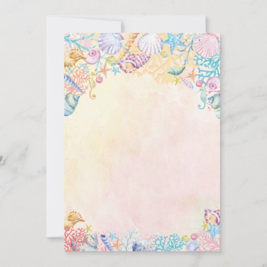 Nautical Beach Wedding Invitation (Dos)