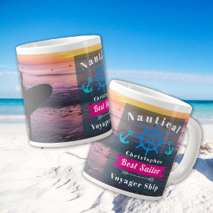 Nautical Best Sailor Photo Extra Grote Beker