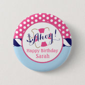Nautical Birthday Button (Voorkant)