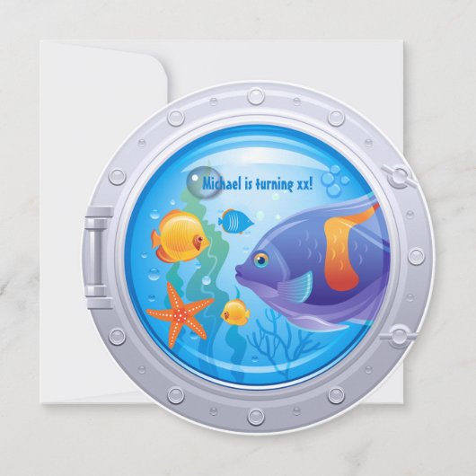 Nautical Birthday Party Invitation (Devant)