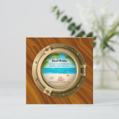 Nautical Birthday Party Invitation (Debout devant)