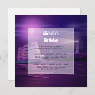 Nautical Birthday Party Invitation