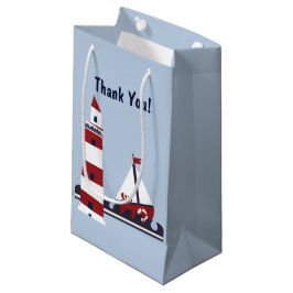 Nautical Birthday Party Ocean Scene Favor Gift Bag Klein Cadeauzakje