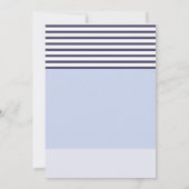 Nautical Birthday Zee Party Kaart (Achterkant)