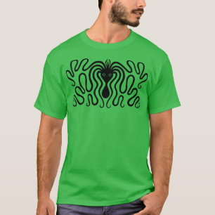 Nautical Black Ocean Octopus T-shirt