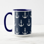 Nautical Blue Anchor Mok (Links)