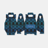 Nautical Blue Anchor Motif Gable Favor Box Bedankdoosjes (Uitgevouwen)
