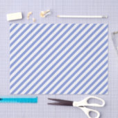 Nautical Blue and White Stripes - Weefselpapier Tissuepapier (Craft)