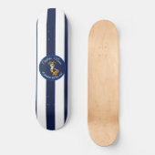 Nautical Blue Boy Pirate Skateboard (Recto)