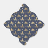  Nautical Blue en Gold Octopus Bedankdoosjes (Uitgevouwen)