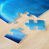 Nautical Blue Jellyfish Marine Life Legpuzzel (Zijkant)