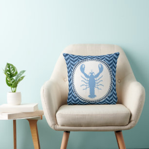 Nautical Blue Lobster kust  Kussen