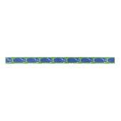 Nautical Blue Preppy Whale Persoonlijk Lint (Voorkant)