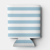 Nautical Blue Stripe & Navy Anchor Personalized Blikjeskoeler (Achterkant)