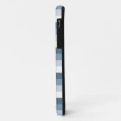 Nautical Blue Stripes Anker Case-Mate iPhone Case (Achterkant/links)