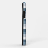 Nautical Blue Stripes Anker Case-Mate iPhone Case (Achterkant/rechts)
