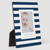 Nautical Blue Stripes Fotoplaat (Zijkant)