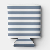 Nautical Blue Stripes verankeren uw bootnaam Blikjeskoeler (Achterkant)