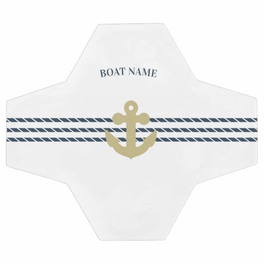 Nautical Boat Anchor, touw Voetbal (Enkel)