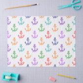 Nautical Boat Anchors Patroon Tissuepapier (Craft)