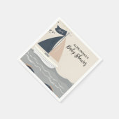 Nautical Boat Baby shower Servet (Hoek)