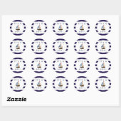 Nautical Boat Baby shower Stickers - Het is een jo (Vel)