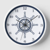 Nautical Boat House Beach Kustschip Wiel (Voorkant)