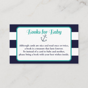 Nautical Books Request inserts Informatiekaartje