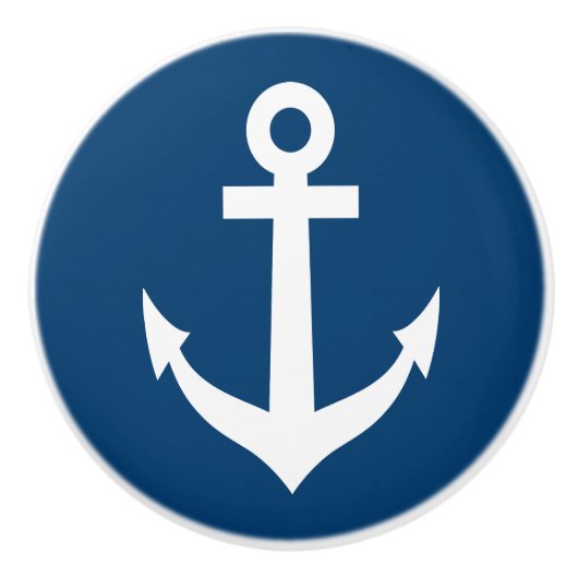 Nautical boot anchor deur and drawer pull knoppen (Voorkant)