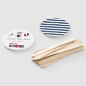 Nautical Boy Baby shower Favor Handwaaier (Niet-gemonteerd)