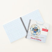 Nautical Boy Birthday Photo Livre d'or (Intérieur)