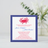 Nautical Bridal Shower Uitnodiging (Staand voorkant)