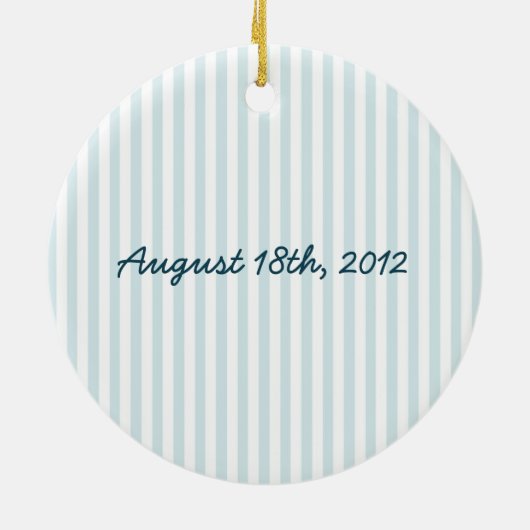 Nautical bruiloft keepomwille ornament (Achterkant)