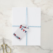 Nautical Bunting Cadeaulabel (Met Touw)