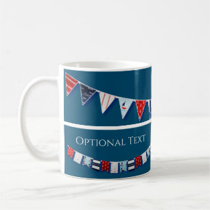 Nautical Bunting Koffiemok