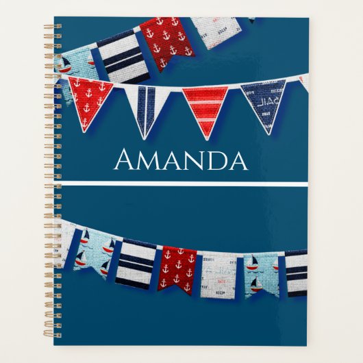 Nautical Bunting Planner (Voorkant)