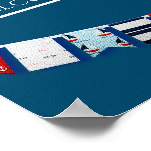 Nautical Bunting Poster (Hoek)