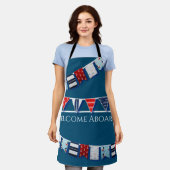 Nautical Bunting Schort (Gedragen)