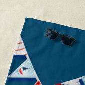 Nautical Bunting Strandlaken (In situ)