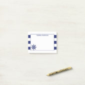 Nautical Captain's Wheel Voeg naam toe 4 x 3 Post-it® Notes (Op bureau)