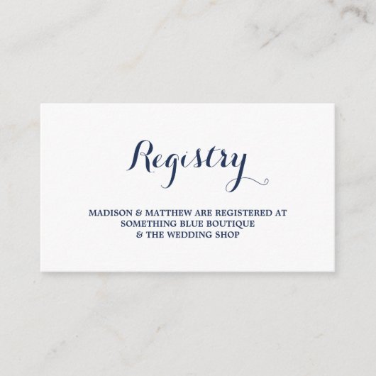 Nautical | Carte Registre (Devant)