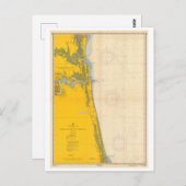  Nautical Chart Amelia Island St. Augustinus Briefkaart (Voorkant / Achterkant)