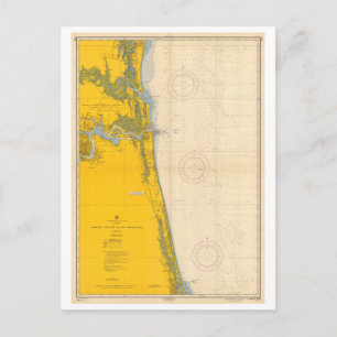  Nautical Chart Amelia Island St. Augustinus Briefkaart