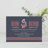 Nautical Chic Wedding Invitations (Debout devant)
