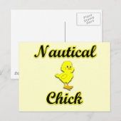 Nautical Chick Briefkaart (Voorkant / Achterkant)
